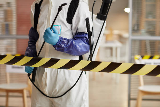 Professional Sewage Cleanup technician working in Orange, NJ
